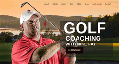 Desktop Screenshot of mikefaygolf.com